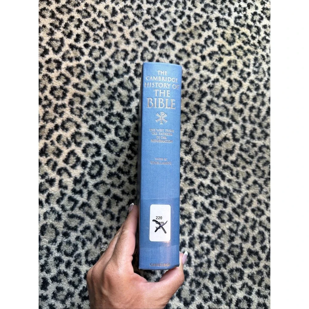 The Cambridge History of Bible, Vol 2, The West From Fathers To Reformation '69